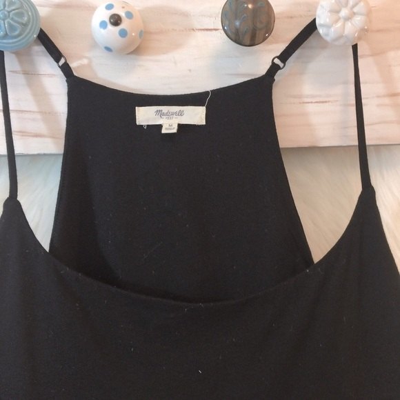 MADEWELL peplum flared Top Size M black - Picture 9 of 11
